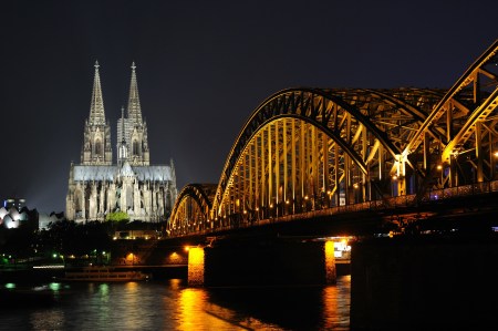 Cologne at night